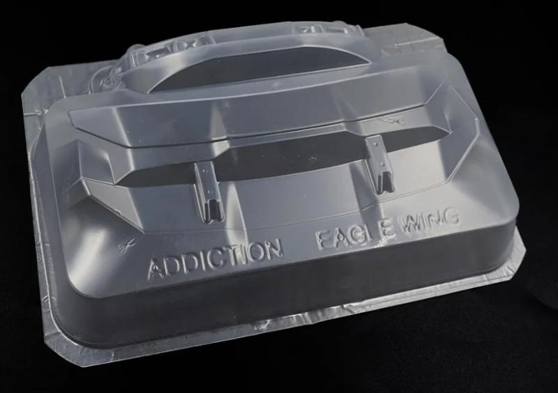 NISSAN S13 SILVIA EAGLE WING AND SQUARE HEADLIGHT BUCKETS [ADDICTION] AD-HB16W